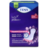 Нічні урологічні прокладки Tena Lady Protect+ Maxi Night, 8 крапель, 12 шт.